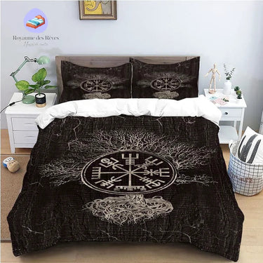 Housse de Couette Viking Arbre Monde Yggdrasil